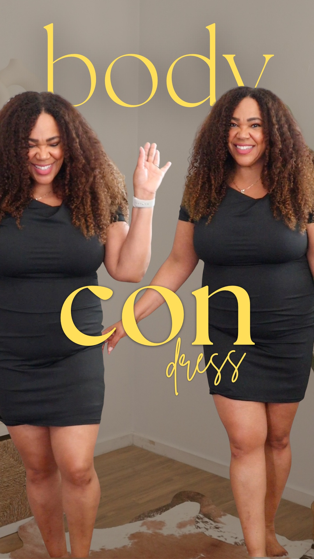 Simple and stretchy bodycon dress ✨that’s so good. Perfect for date night! Comes in different colors. Wearing a large. 

#LTKMidsize #LTKOver40