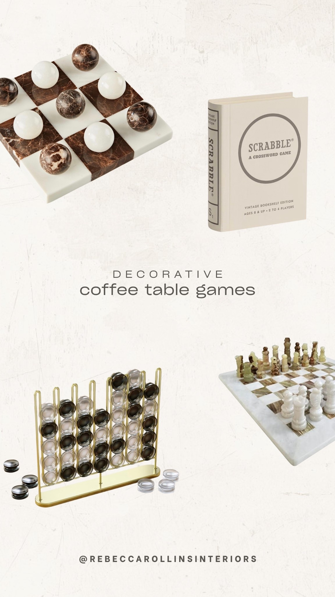 Games you can style on your shelves or coffee table because they look THAT good!

#familygames #homedecor #coffeetable

#LTKHome