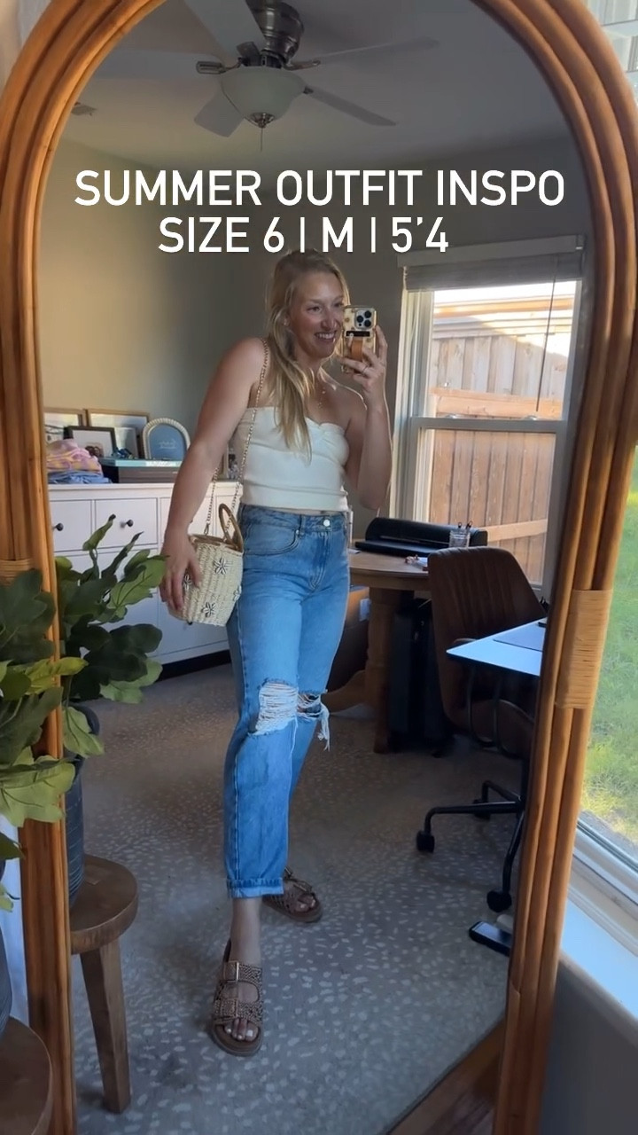 This look is so perfect for a girls night or dinner at the beach! ☀️ I sized down to a small in the top for a more fitted look and it fits perfect! If you have a larger chest (I’m a 34B) there is plenty of fabric to work with!

These jeans are AMAZING quality! 😍 I grabbed them in my true size 28 and love the fit, if you like a baggier fit, size up!

#liketkit #size6fashion #midsizestyle #summeroutfit #amazonfashion #amazonfinds #casualstyle #momstyle 

Amazon Summer Outfits, Size 6, Medium Fashion, Cool Mom Style, Wardrobe Essentials, Beach Outfits, Vacation Outfits, Microinfluencer

#LTKFindsUnder50 #LTKMidsize #LTKSeasonal