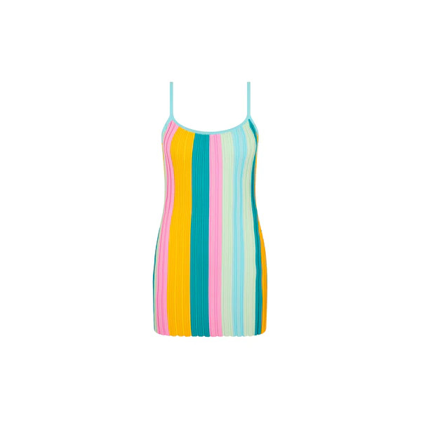Rib Knit Mini Dress - Seaside Dreamer | Kulani Kinis US