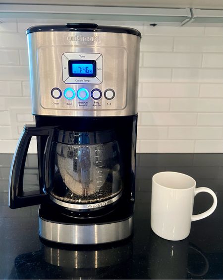 Here’s my new coffee maker. I use the settings for bold brew strength and extra hot temperature every morning. It also has programmable brew time up to 24 hours in advance and is priced under $100. *Most importantly, it really makes a great cup of coffee ☕️ Big endorsement from me!

#LTKsalealert #LTKhome #LTKSeasonal