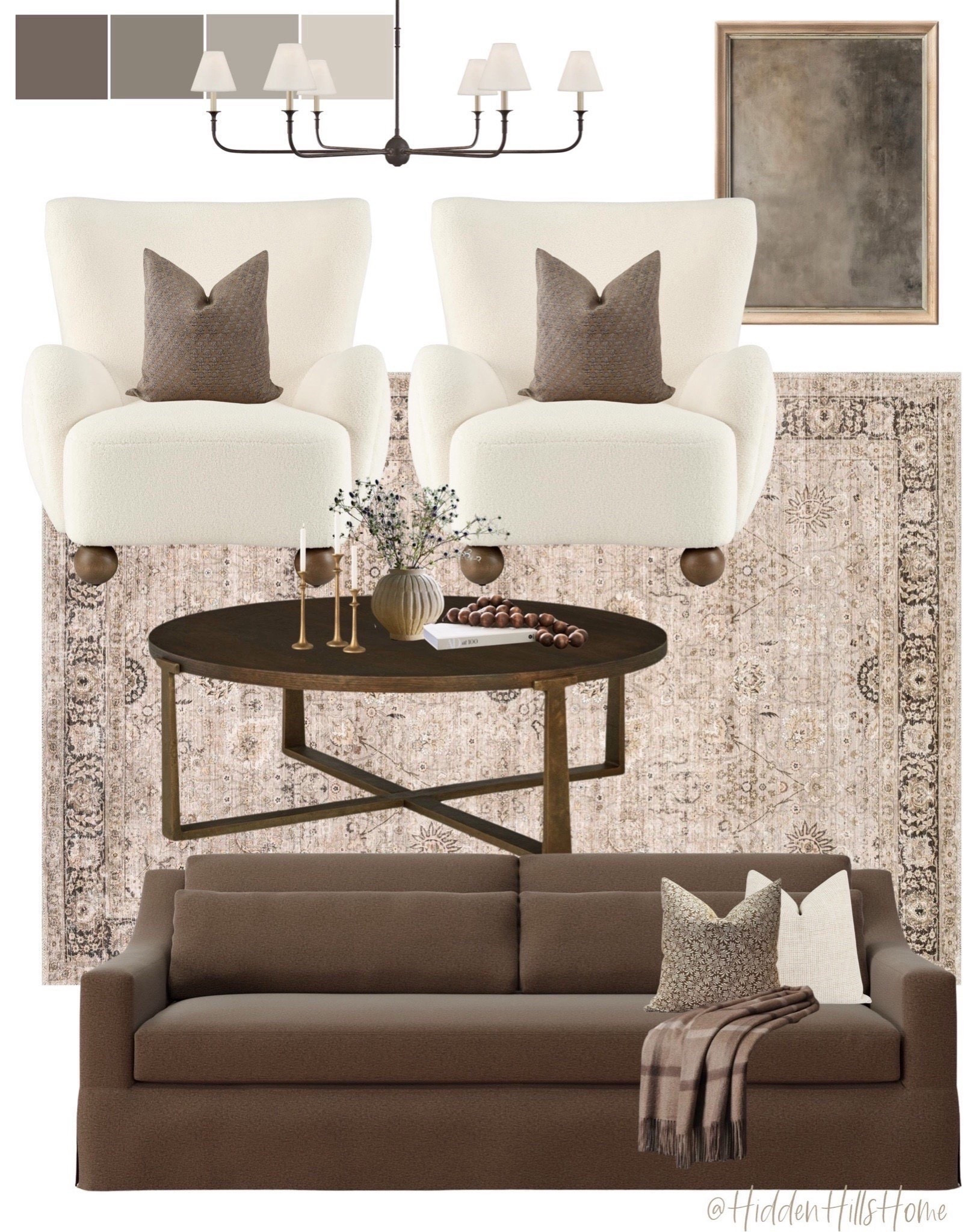 Modern classic living room mood board, family room design ideas, family room decor, living room mood board #den 


#LTKHome #LTKSaleAlert #LTKSeasonal