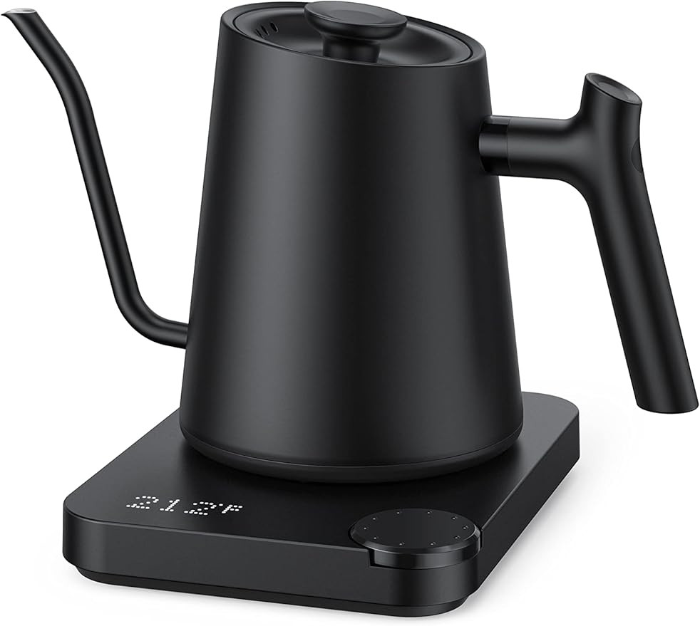 Gooseneck Electric Pour-Over Kettle, Temperature Variable Kettle for Coffee Tea Brewing, 0.9L Qui... | Amazon (US)