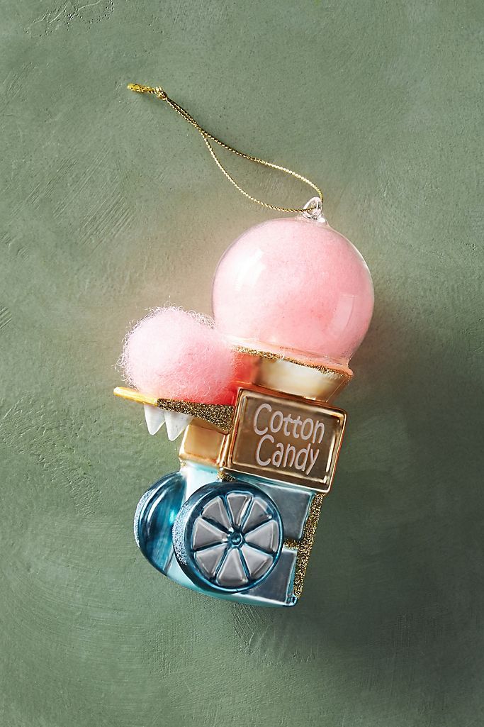 Cotton Candy Machine Ornament | Anthropologie (US)