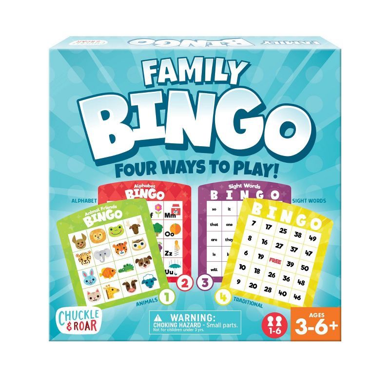 Chuckle &#38; Roar Family Bingo - Kids Educational Bingo Game | Target
