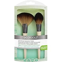 EcoTools Define & Highlight Duo, Makeup Brush Set for Powder, Bronzer, & Highlighter | Amazon (US)