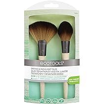 EcoTools Define & Highlight Duo, Makeup Brush Set for Powder, Bronzer, & Highlighter | Amazon (US)