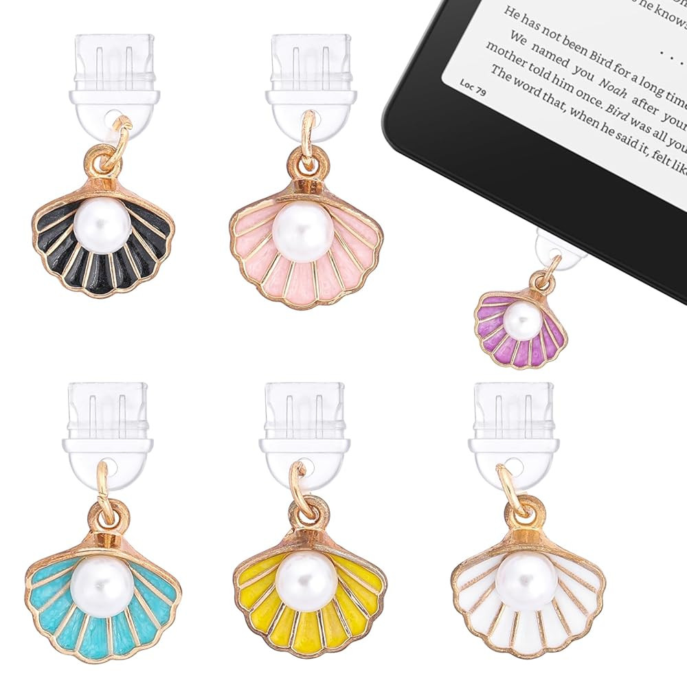 Dust Plug Charms for Kindle - 6 Pack Dust Plug for Kindle Type C/USB C, Gift for E-Reader Accesso... | Amazon (US)