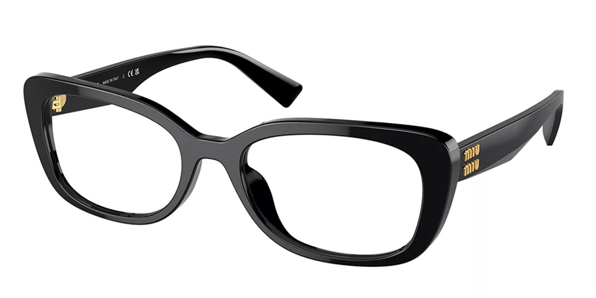 Miu Miu MU07VV 1AB1O1 Zwarte Dames Bril | SmartBuyGlasses Global