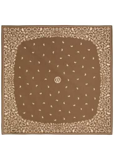 Paisley-print cotton scarf | Harvey Nichols