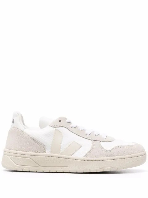 VEJA V-10 Mesh low-top Sneakers - Farfetch | Farfetch Global