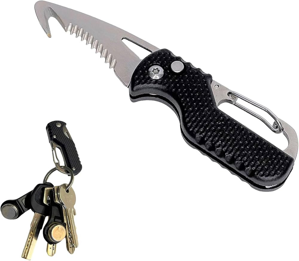 Package opener, Portable Utility Cutter, Small Pocket Box, Seatbelt, Strap Cutter Knife, Razor Sh... | Amazon (US)