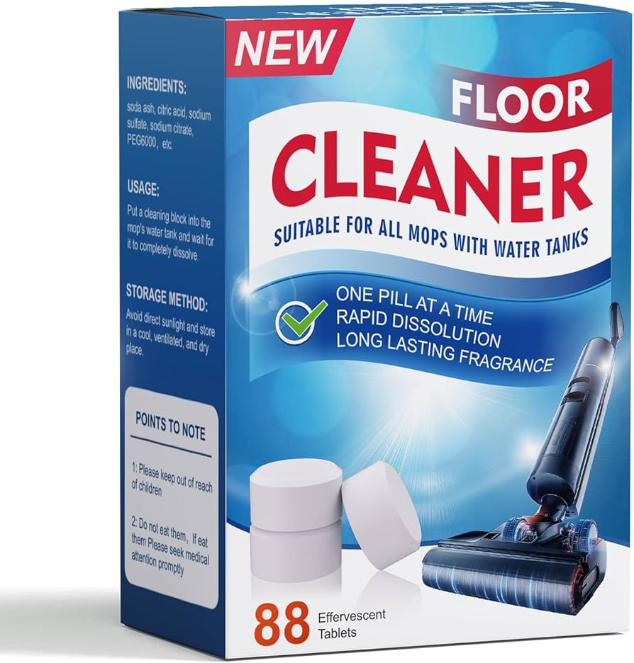 88PCS Floor Cleaner Lavender Scent Compatible with Tineco Vacuum Mop, One Pill At a Time Residue ... | Amazon (US)