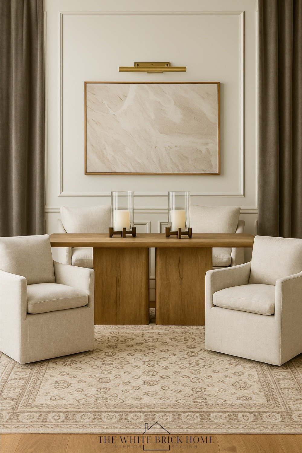 This neutral dining room design blends timeless elegance with modern comfort, creating a serene space for elevated everyday living! 
🖤🖤
Dining, dining room, dining room decor, dining room furniture, dining table, dining room ideas, dining chair, dining design ideas, neutral dining room, dining room decor, wall art, modern wall art, home decor ideas, decor ideas, upholstered chair, area rug, neutral area rug, pottery barn, McGee and co, Wayfair 


#LTKFamily #LTKHome #LTKSaleAlert