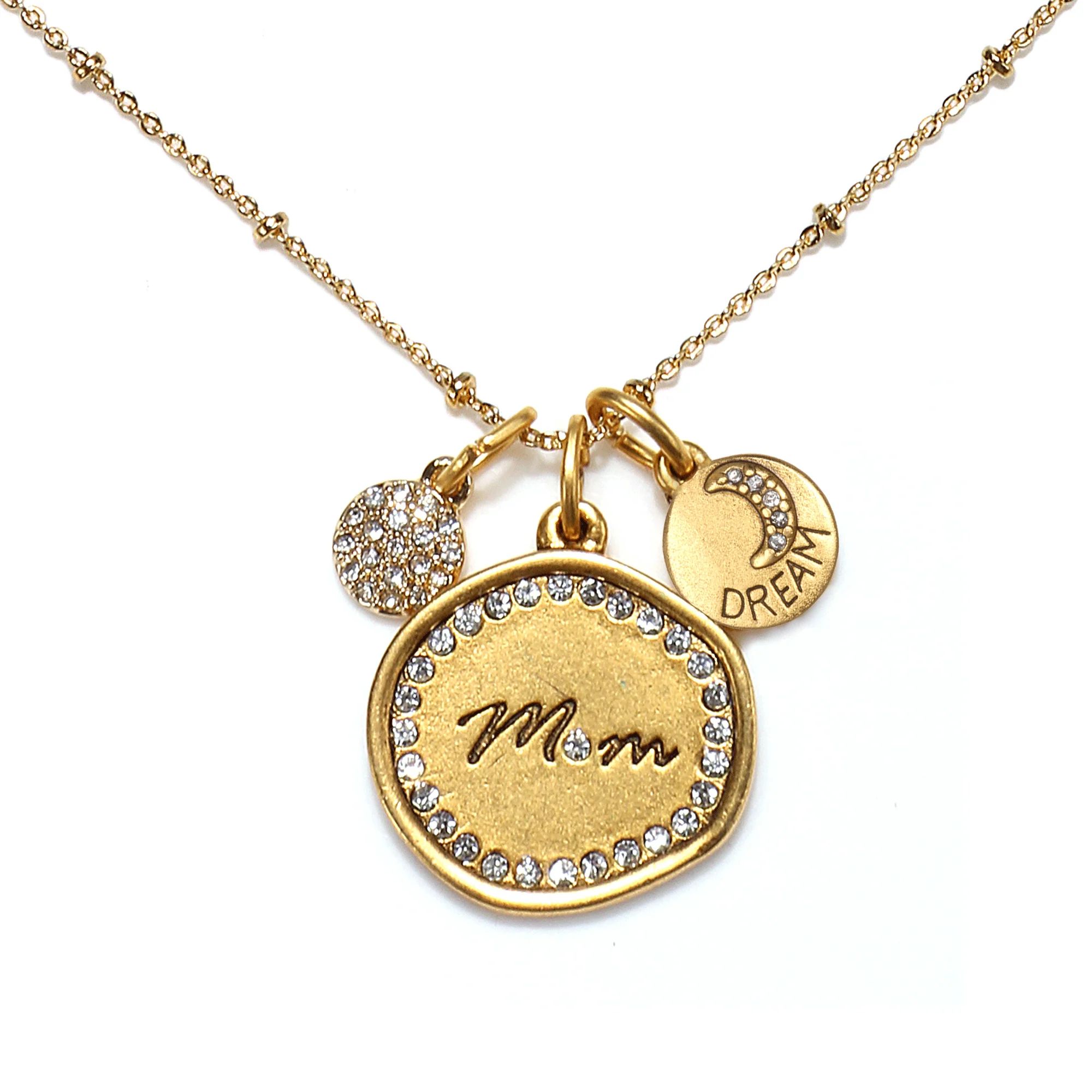 "Mom" Talisman Necklace | Sequin