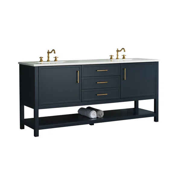 Aireyana 72" Double Bathroom Vanity | Wayfair North America