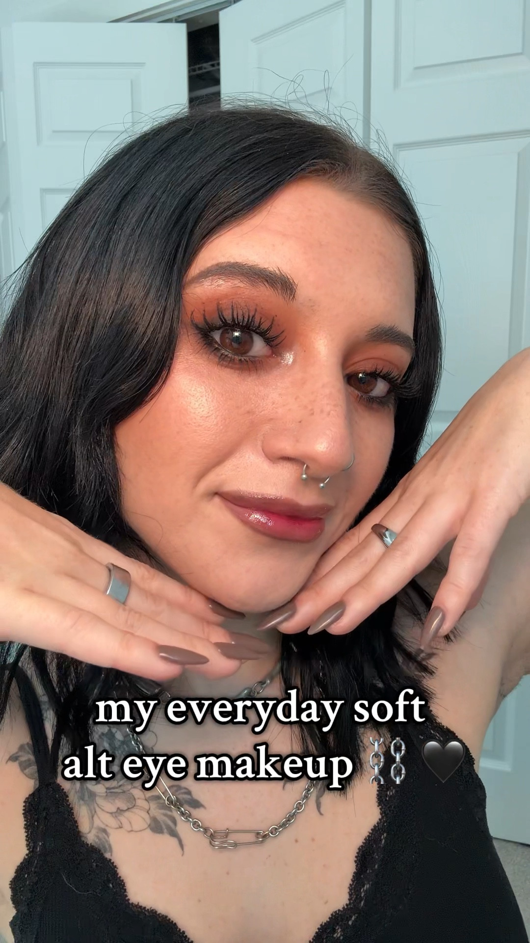 everyday soft alt/grunge eye makeup 

#LTKBeauty #LTKFindsUnder100