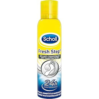 Scholl Spray Fresh Step Déodorant Pieds - Neutralise Odeurs et Humidité - Formule Purifiante An... | Amazon (FR)