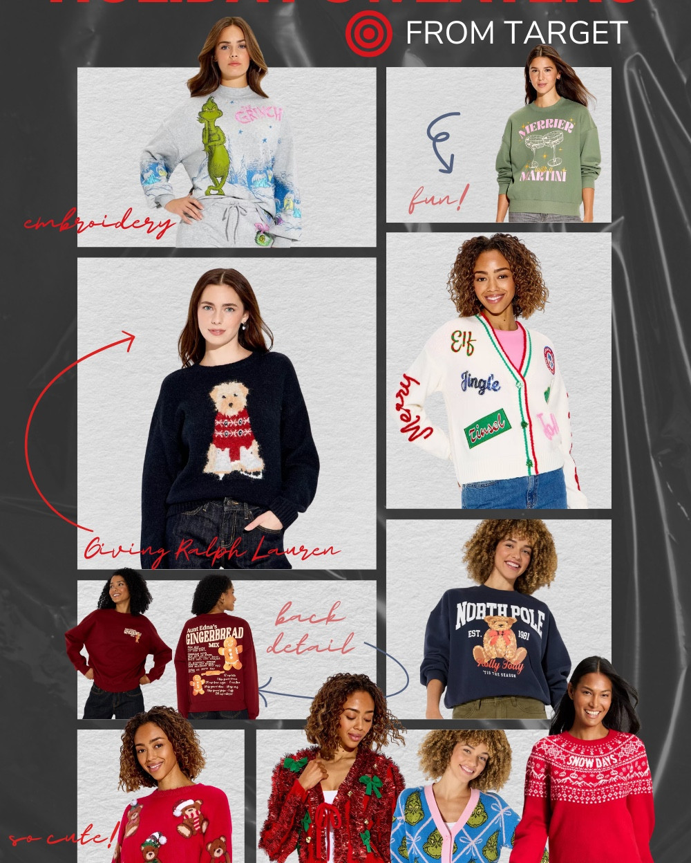 Christmas Holiday sweaters from Targett

#LTKHoliday #LTKSeasonal #LTKStyleTip