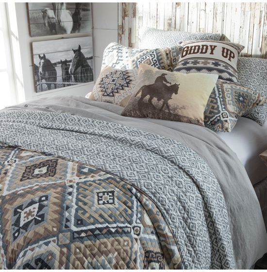 Diamond Arrow Southwest Quilted Bedding Collection | Rod's Western Palace/ Country Grace