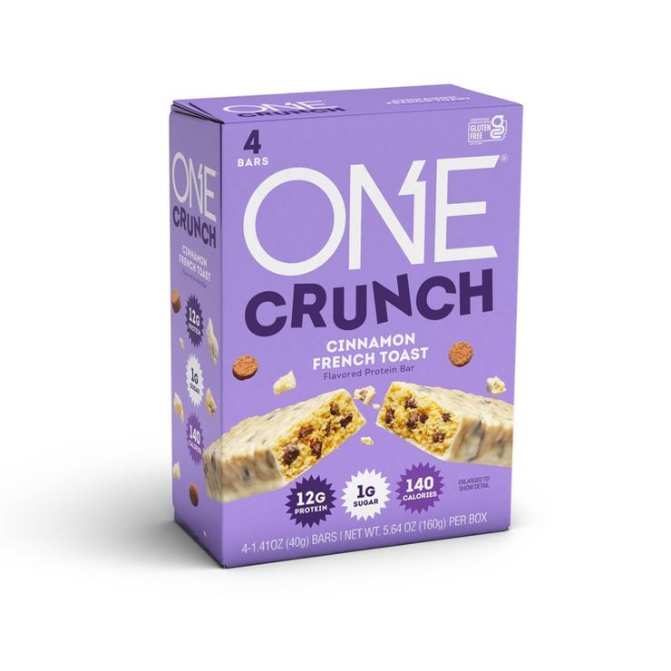 ONE Bar Crunch Protein Bars - Cinnamon French Toast - 4ct | Target