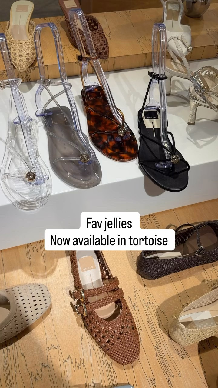 These jelly sandals have been one of my most worn summer shoes, and now they come in tortoise too! They add the perfect finishing touch to dresses, shorts, denim, and vacation outfits while staying comfortable enough to wear all day.

Jelly sandals, Tortoise sandals, Summer shoes, Vacation style, Resort wear, Neutral accessories, Designer inspired sandals, Everyday sandals, Casual summer outfit, Beach vacation style, Warm weather essentials, Summer fashion favorites, annabrstyle

#LTKSeasonal #LTKOver40 #LTKTravel
