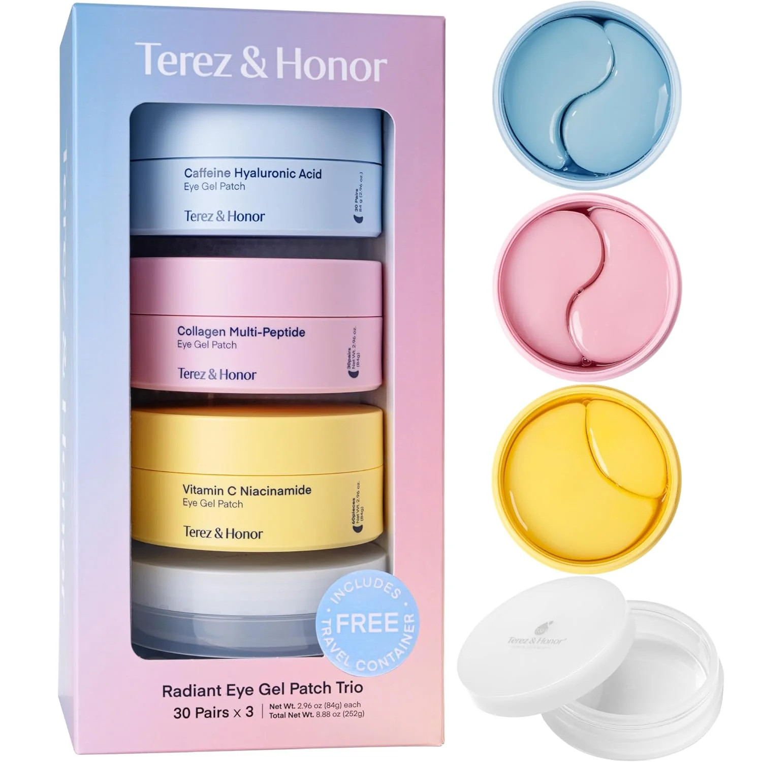 Radiant Eye Gel Patch Trio | Terez & Honor | Terez & Honor