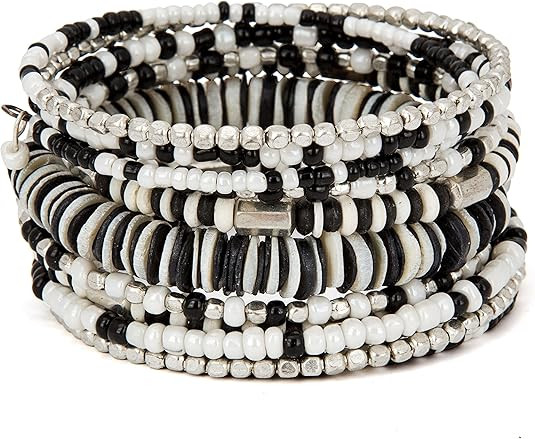 SPUNKYsoul Handmade Bohemian Coil Spring Bracelet for Women Collection | Amazon (US)