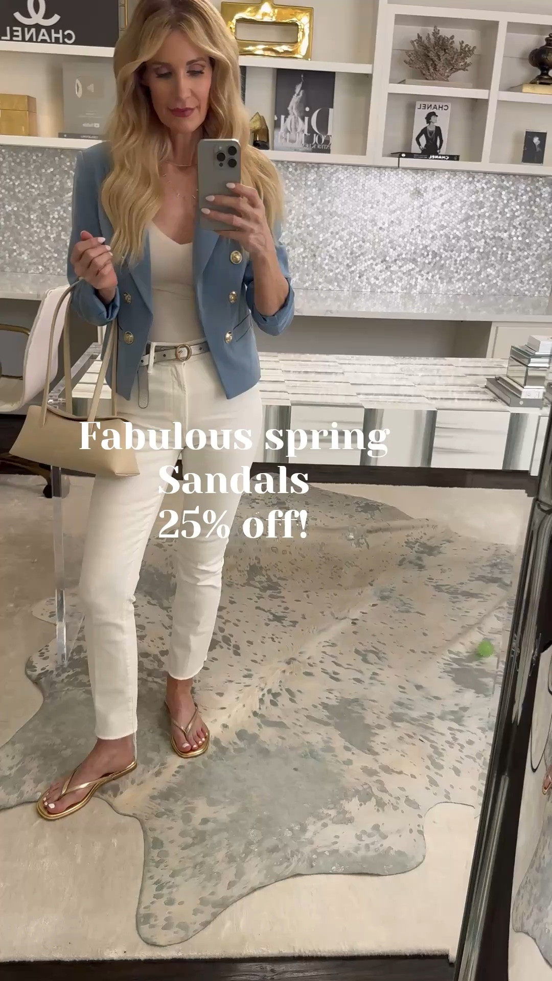 My new favorite find under $50! ✨ These gold metallic sandals from @dsw are so fabulous and incredibly comfortable.
I’m obsessed with this gold shade because it truly goes with everything in a spring wardrobe. They are the definition of versatile—style them with a chic daytime look, or pack them for your next vacation to wear by the beach or poolside. SALE ALERT - 25% OFF SELECT STYLES! 
They come in 4 colors and are such a steal for the price! #ad #mydsw


#LTKSaleAlert #LTKootd #LTKOver40