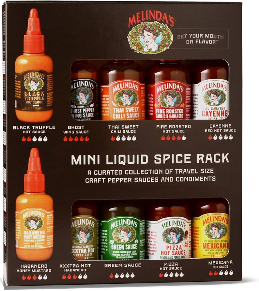 Melinda’s Mini Liquid Spice Rack - 2 oz, 10 Pack | Amazon (US)