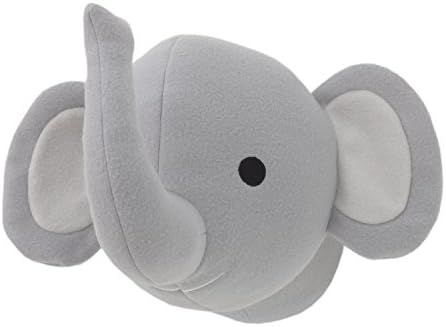 Little Love by NoJo – 3-D Grey Elephant Stuffed Wall Hanging Decor, Fauxidermy - Nursery, Bedro... | Amazon (US)