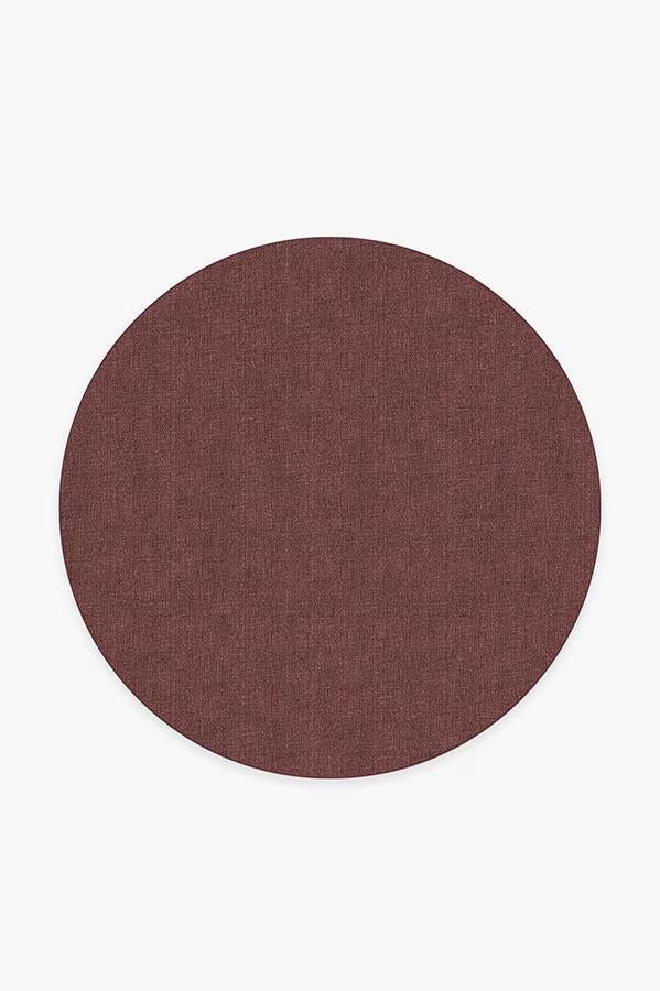 Heathered Solid Burgundy Rug | Ruggable