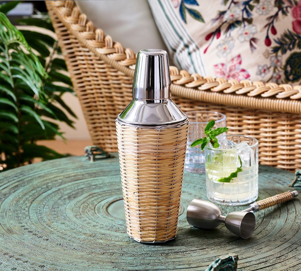 Harbour Woven Cocktail Shaker | Pottery Barn (US)