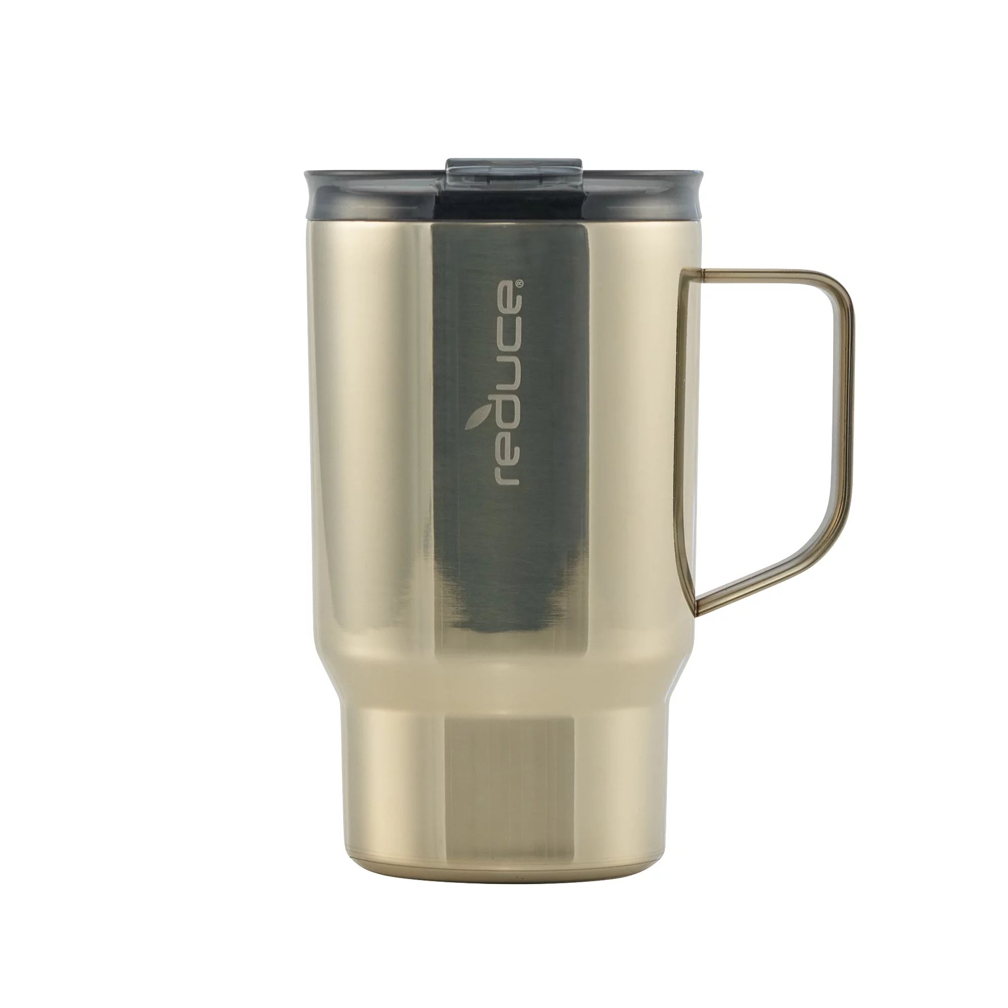 Reduce Vacuum Insulated Stainless Steel Hot1 Mug with Lid and Handle, Champagne, 18 oz. | Walmart (US)