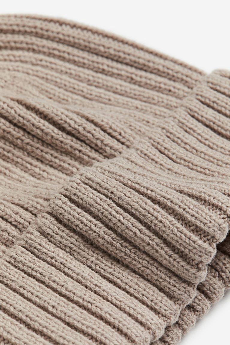 Rib-knit Hat - Beige - Kids | H&M US | H&M (US + CA)