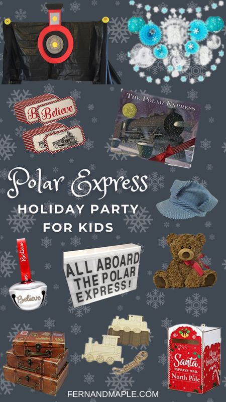 This Magical Polar Express Holiday party will make kids BELIEVE! 

#LTKHoliday #LTKparties #LTKkids