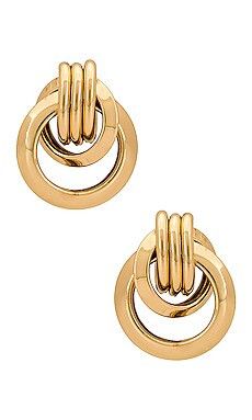 Casa Clara Violeta Stud Earrings in Gold from Revolve.com | Revolve Clothing (Global)