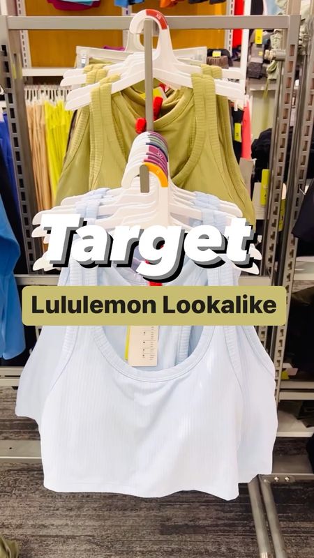 New Lululemon lookalike ribbed longline bra at Target! Size medium. Matching leggings now online! I’m wearing my favorite Amazon leggings with them. 

#LTKunder50 #LTKstyletip #LTKfit