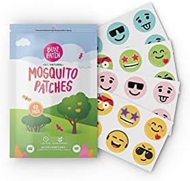 BuzzPatch Mosquito Repellant Patch Stickers for Kids (60 Pack) - All Natural, Plant Based Ingredi... | Amazon (US)