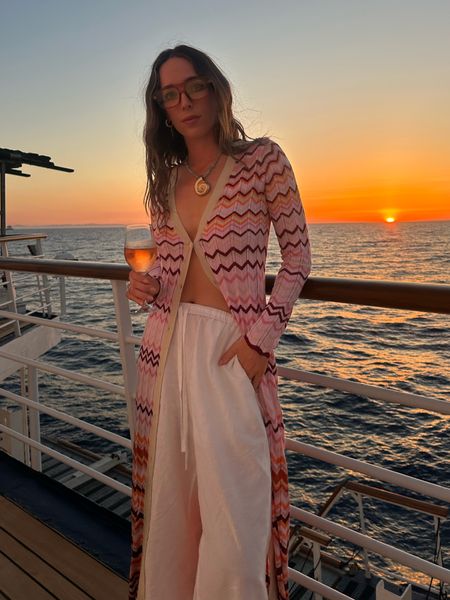 Sunset cocktails on the cruise 🌅

#LTKsummer #LTKeurope #LTKtravel