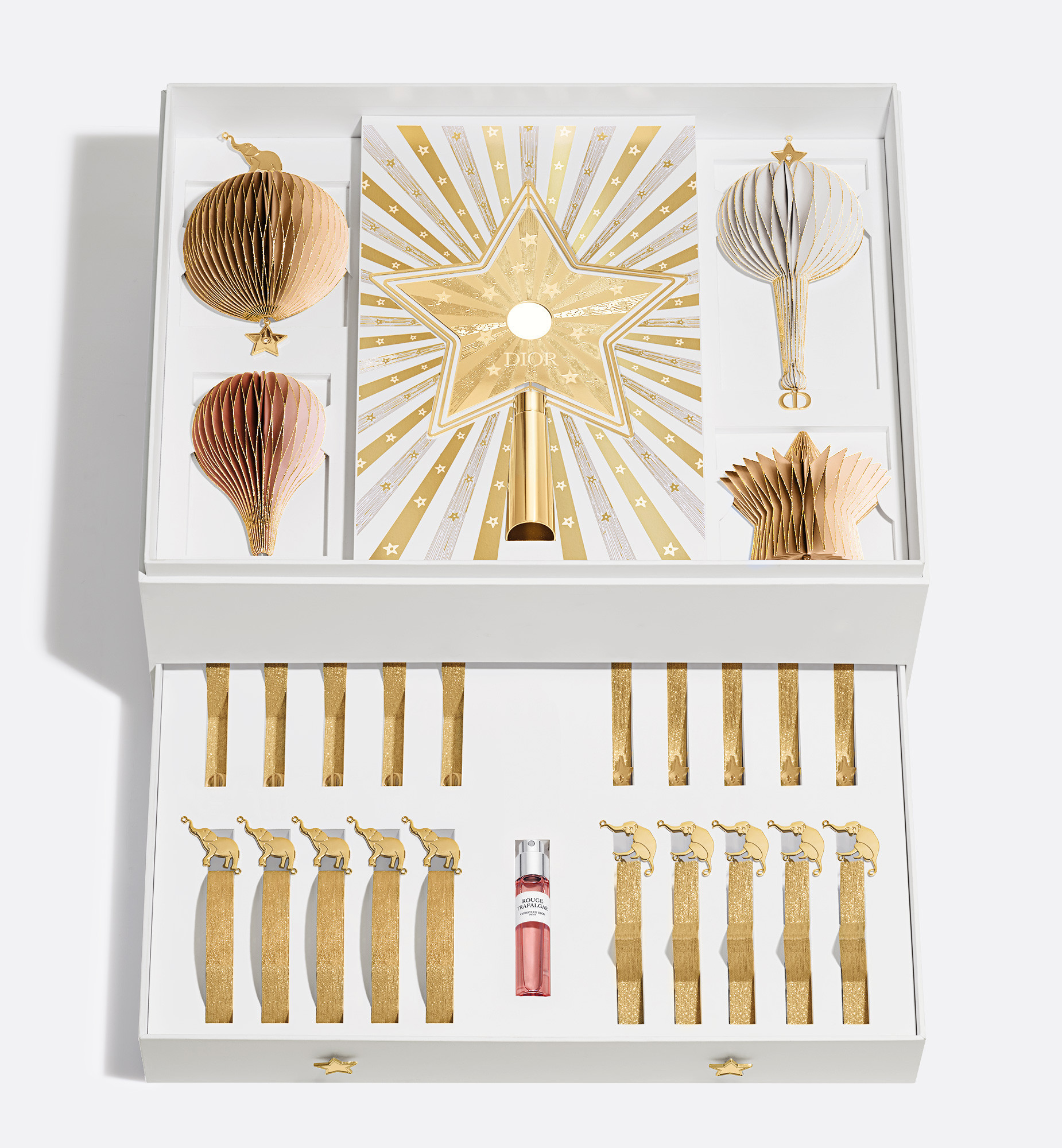 Scented Ornament Set Holiday 2025-24 Paper Ornaments, Golden Star, and Home Fragrance | Dior Beauty (US)