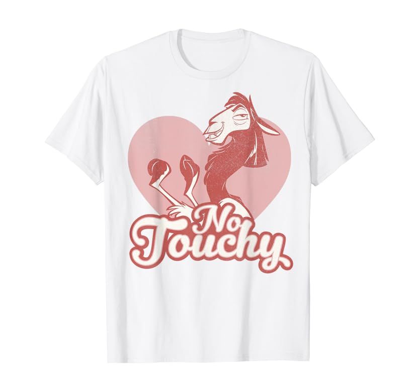 Disney The Emperor's New Groove Valentine's Day No Touchy T-Shirt | Amazon (US)