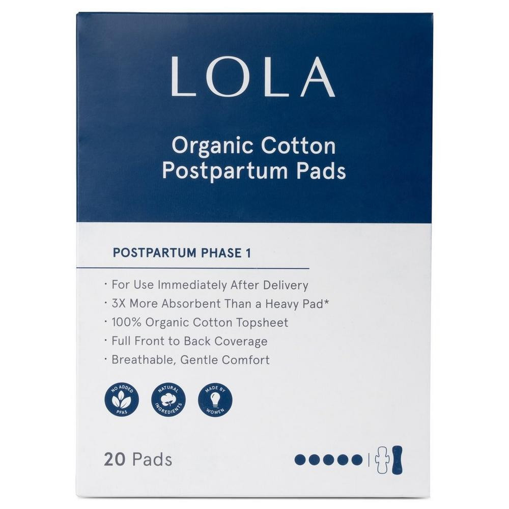 LOLA Organic Cotton Postpartum Pads Phase 1 | Ulta