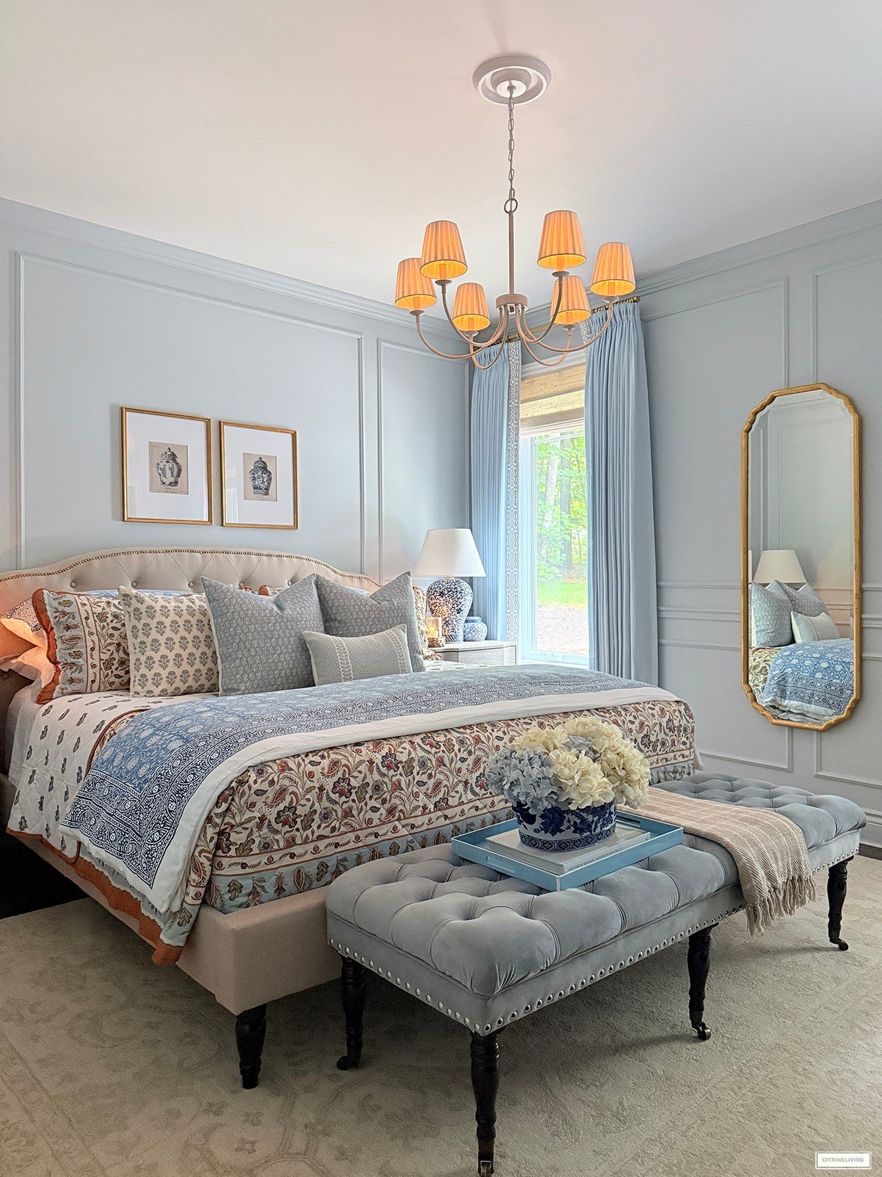 Chic layers of bedding with stunning pattern and color creates the perfect cozy fall look!

#LTKfall #LTKstyletip #LTKhome