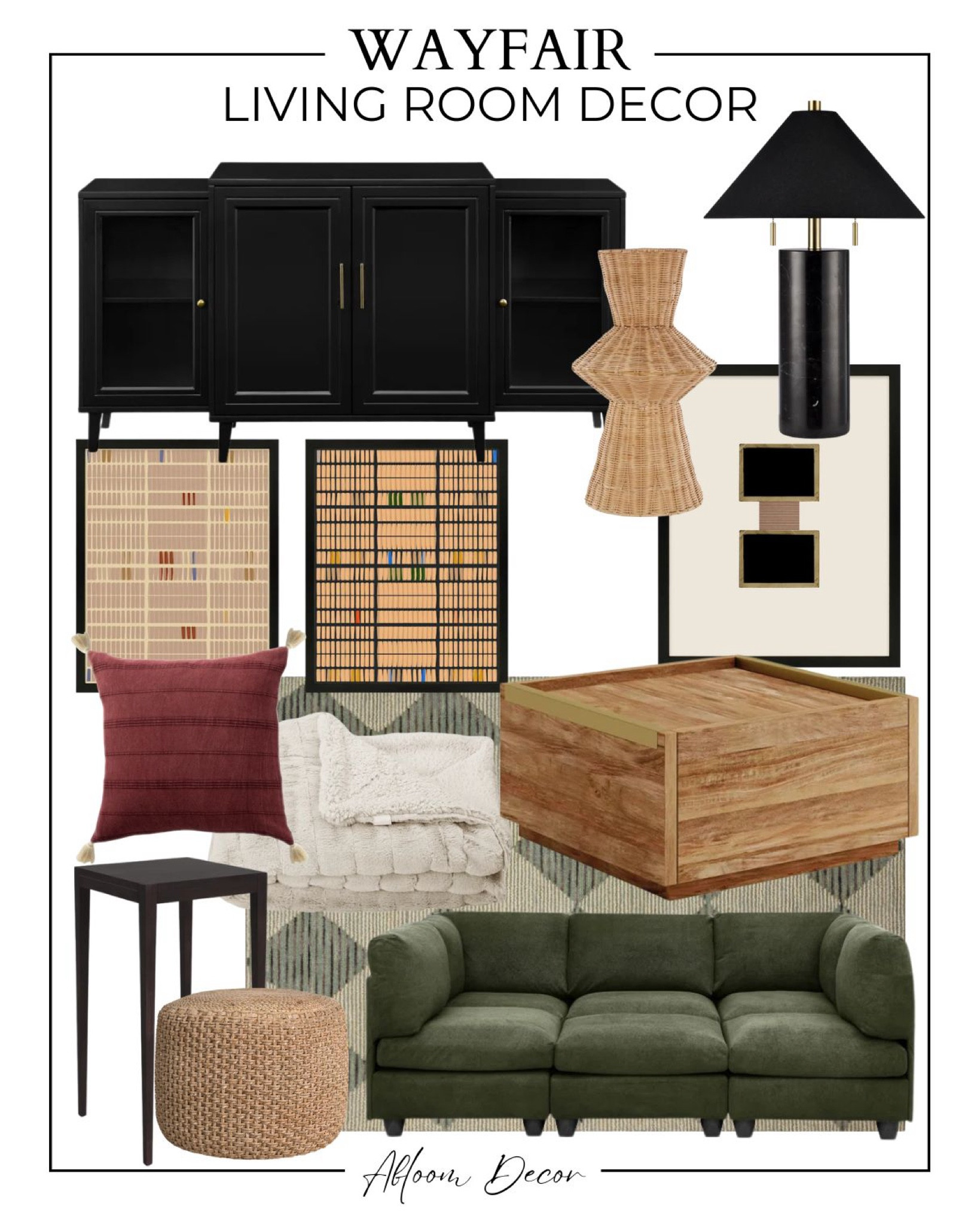 Warm, moody living room decor from Wayfair!

#LTKHome