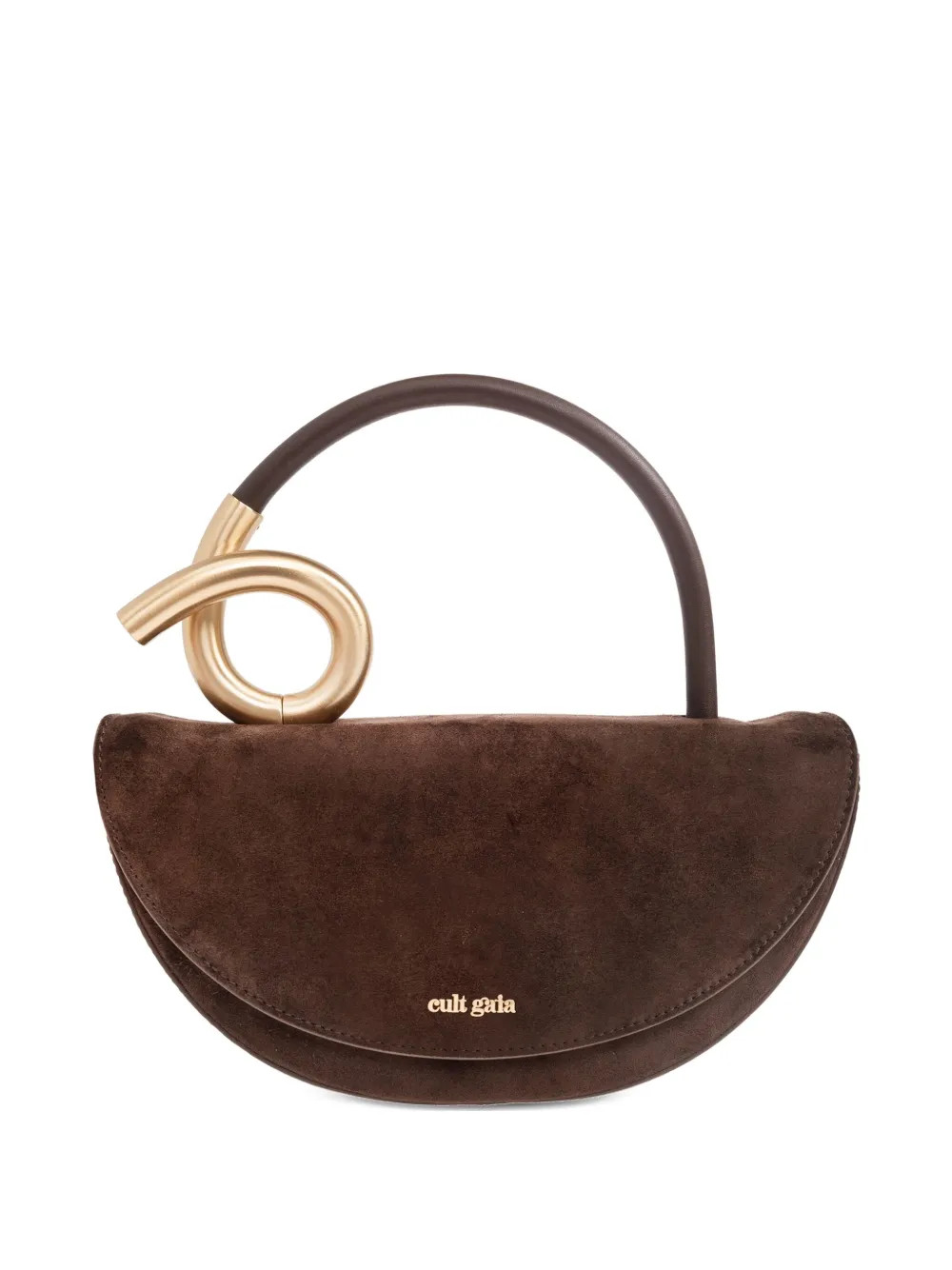 Cult Gaia Azariah Suede Mini Bag | Brown | FARFETCH IE | Farfetch Global