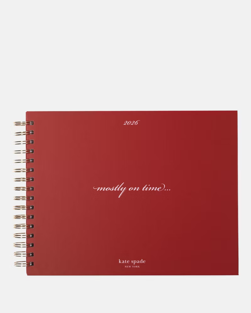 Mostly On Time 2026 12-month Horizontal Planner | Kate Spade Outlet