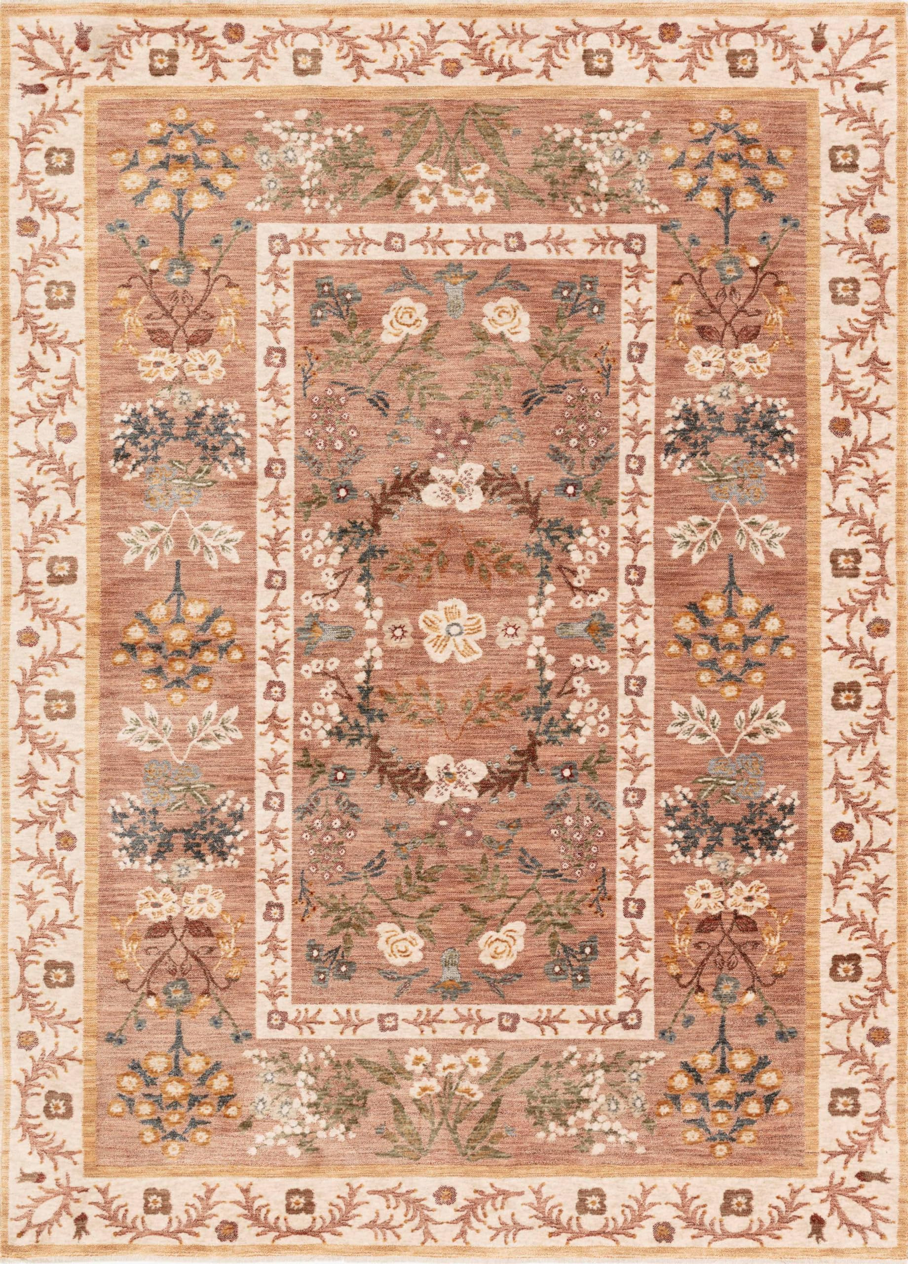 Loloi Rifle Paper Co Kismet Camel 6'-7" x 9'-4" Area Rug | Amazon (US)