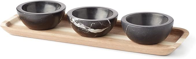 Lenox Lx Collective Tray with 3 Dip Bowls, 3.65 LB | Amazon (US)