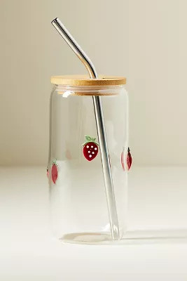 Icon Juice Sipper Glass | Anthropologie (US)